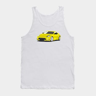 Yellow Nissan 370z Tank Top